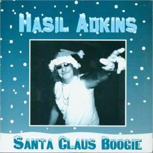 Hasil Adkins Santa Claus Boogie 7" single Christmas rockabilly vinyl at Raucous Records.