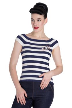 Hailey Knitted Striped Top