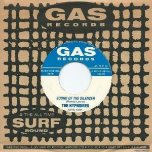 The Hypnomen Sound Of The Silencer 7" single surf instrumental vinyl at Raucous Records.