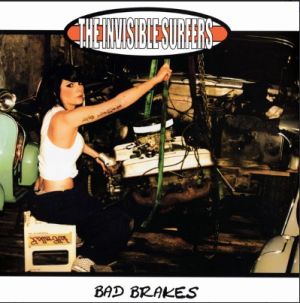 The Invisible Surfers Bad Brakes LP surf instrumental vinyl at Raucous Records.