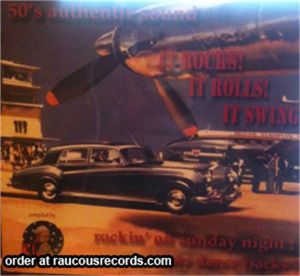 It Rocks It Rolls It Swings Rockin' On Sunday Night CD 1950s rock 'n' roll at Raucous Records.
