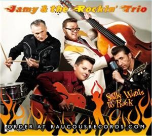 Jamy and The Rockin' Trio Sally Wants To Rock CD rockabilly at Raucous Records.