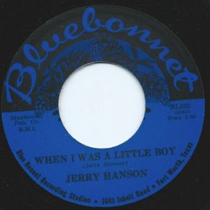 When I Was A Little Boy 7" single (vinyl)