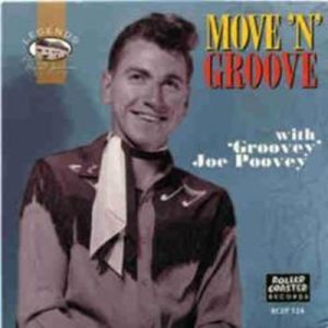 Groovey Joe Poovey Move 'n' Groove 7" EP 1950s rockabilly vinyl at Raucous Records.