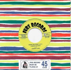 Johnny Earl Swing Me Baby 7" single rock 'n' roll vinyl at Raucous Records.