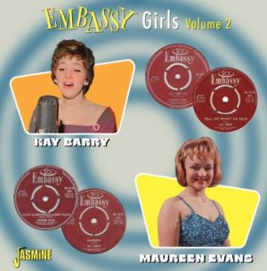 Maureen Evans and Kay Barry Embassy Girls volume 2 CD British rock 'n' roll at Raucous Records.