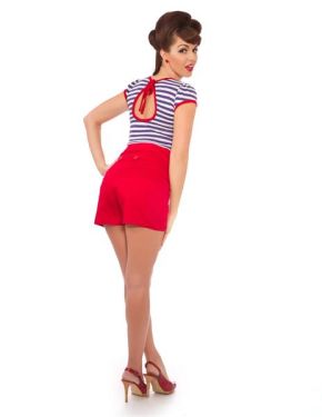 Navy Blue Stripey Top