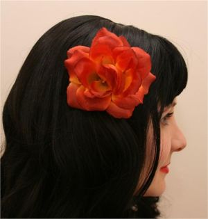 Large Red / Orange Rose