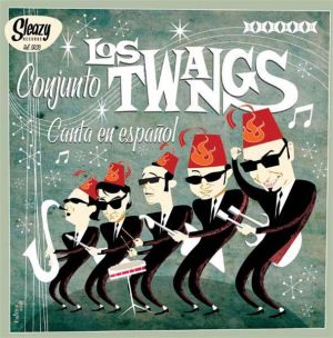 Los Twangs Canta En Espanol! 7" EP vinyl surf instrumentals at Raucous Records.