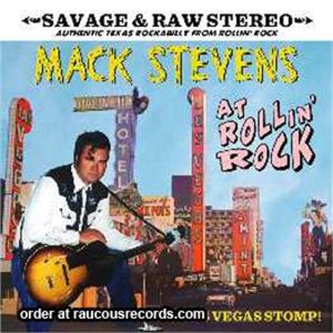 Mack Stevens At Rollin' Rock CD rockabilly at Raucous Records.