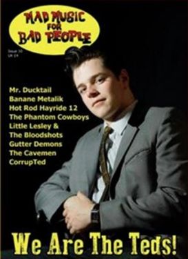 Mad Music For Bad People Issue 10 rockabilly magazine at Raucous Records.