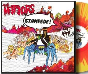 The Meteors Stampede LP sunburst vinyl psychobilly at Raucous Records.