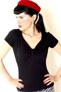 Michelle Black Top