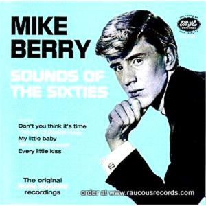 Mike Berry and The Outlaws Sounds Of The Sixties CD