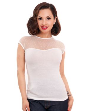 Miss Fancy Ivory Top