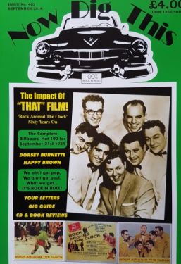 Now Dig This Issue 402 1950s rock 'n' roll magazines at Raucous Records.