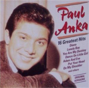 Paul Anka 16 Greatest Hits LP 1950s rock 'n roll at Raucous Records.