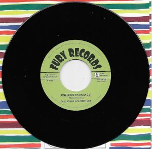 Paul Ansell's Number Nine Lonesome Train 7" single rockabilly vinyl at Raucous Records.