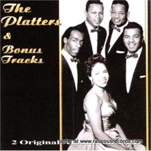 The Platters and Bonus Tracks CD 1950s rock 'n' roll vocal groups at Raucous Records.
