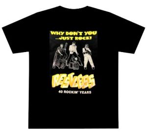 Restless Why Don't You Just Rock rockabilly t-shirt.