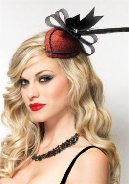 with Feather Detail and Bow