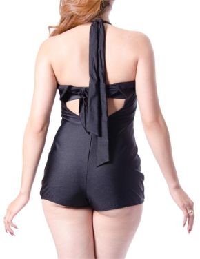 Black One Piece Swimsuit