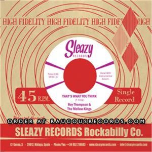 Roy Thompson and Mellow Kings That's What You Think 7" vinyl single