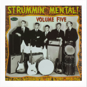 Strummin' Mental volume 5 vinyl LP instrumental rock 'n' roll at Raucous Records.