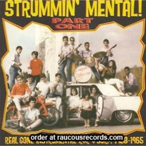 Strummin' Mental! Part One CD rock 'n' roll surf instrumentals at Raucous Records.