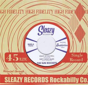 Sun Rockets Crazy Rhythm Roll 7" EP rockabilly vinyl at Raucous Records.