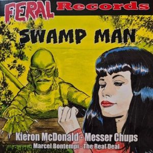 Swamp Man 7" EP halloween rockabilly vinyl at Raucous Records.