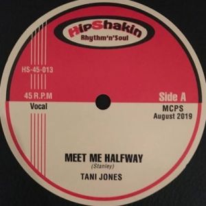 Tani Jones Meet Me Halfway 7" single rhythm and blues vinyl at Raucous Records.