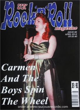 UK Rock 'n' Roll Magazine Issue 96 April 2011 Carmen Ghia