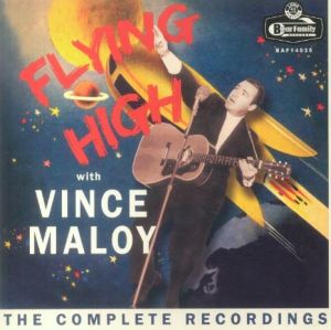 Flying High With Vince Maloy 10" LP 1950s rockabilly vinyl at Raucous Records.