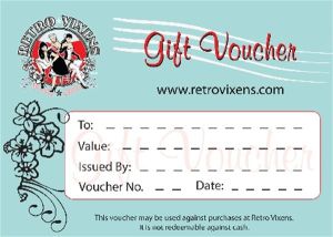 RETRO VIXENS GIFT VOUCHER