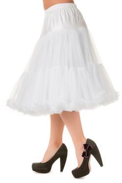 Banned Long White Rock 'n' Roll Petticoat