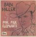 Babe Miller Pink Pink Elephants 7" EP rockabilly vinyl at Raucous Records.